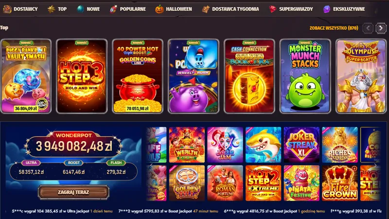 Lobby gier Dragonia – Top gry: Polska i nowości
